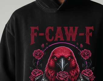 Halftone Raven PNG Gotische Anti-Valentijnsdag Donkere Romantiek Kraai Streetwear T-shirt Ontwerp