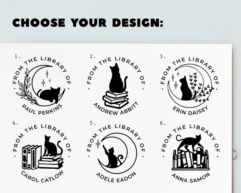 LKWLPD Book Embosser Personalized Custom Embosser Stamp Custom Library Great Customizing Books Ex Libris Journals More