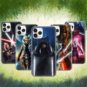 Ahsoka Phone Case Star Wars Jedy For iPhone 17 ProMax 16 E 15 Pro 14 13 12 Pixel 10 ProXL 9A 8 7 6