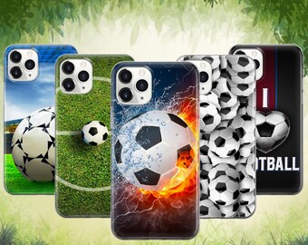 Football Phone Case Soccer Ball For iPhone 17 ProMax 16 E 15 Pro 14 13 12 Pixel 10 ProXL 9A 8 7 6