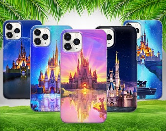 Kasteel Disneyland Telefoon Case Cover Voor iPhone 15 14 13 12 11 X Xs Samsung S24 S23 S22 S21 S20 S10 GooglePixel Huawei Xiaomi Redmi