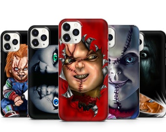 Retro Horror Phone Case Cover für iPhone 15 14 13 12 11 X Xs Samsung S24 S23 S22 S21 S20 S10 GooglePixel Huawei Redmi