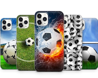 Sport Fußball Socer Ball Handytasche für iPhone 15 14 13 12 11 X Xs Xr Samsung S24 S23 S22 S21 S20 S10 Google Pixel Huawei Redmi