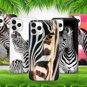 Zwart Wit Strepen Paard Zebra Telefoonhoesje voor iPhone 15 14 13 12 11 X Xs Xr Samsung S24 S23 S22 S21 S20 S10 GooglePixel Huawei Xiaomi Redmi afbeelding 1