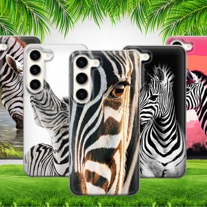 Zwart Wit Strepen Paard Zebra Telefoonhoesje voor iPhone 15 14 13 12 11 X Xs Xr Samsung S24 S23 S22 S21 S20 S10 GooglePixel Huawei Xiaomi Redmi afbeelding 2