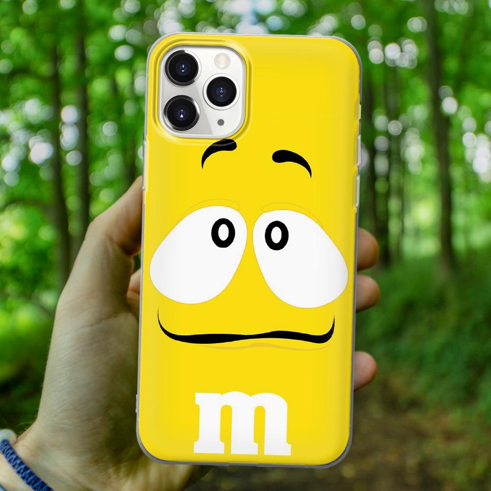 Candies M&M Phone Case Sweets for iPhone 17 Promax 16 E 15 Pro 14