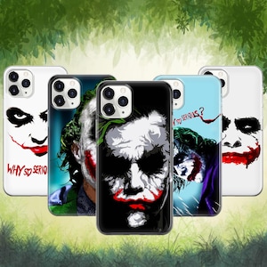 Funda de teléfono Joker con cara de póker para iPhone 17 ProMax 16 E 15 Pro 14 13 12 Pixel 10 ProXL 9A 8 7 6