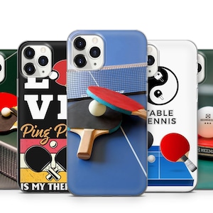 Table Tennis Phone Case Ping Pong For iPhone 17 ProMax 16 E 15 Pro 14 13 12 Pixel 10 ProXL 9A 8 7 6