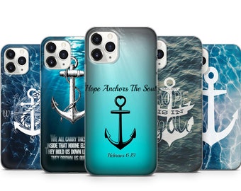 Sailors Ship Nautical Anchor Religion Phone Case For iPhone 16 15 14 13 12 11 X Samsung S25 S24 S23 S22 S21 S20 GooglePixel 9 ProXL 8 Pro 7