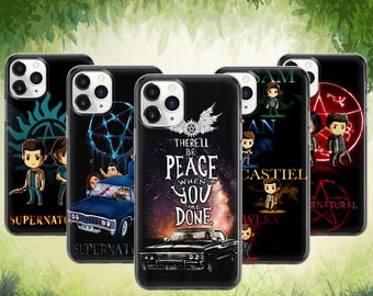 Supernatural Phone Case Angels Demons For iPhone 17 ProMax 16 E 15 Pro 14 13 12 Pixel 10 ProXL 9A 8 7 6