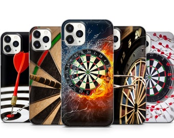 Sport Darts Aim Target Phone Case für iPhone 15 14 13 12 11 X Xs Xr Samsung S24 S23 S22 S21 S20 S10 GooglePixel Huawei Redmi