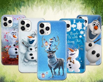 Snowman Olaf Phone Case Disney CartoonFor iPhone 17 ProMax 16 E 15 Pro 14 13 12 Pixel 10 ProXL 9A 8 7 6
