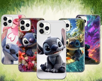 Stitch Phone Case Angel Disney For iPhone 17 ProMax 16 E 15 Pro 14 13 12 Pixel 10 ProXL 9A 8 7 6