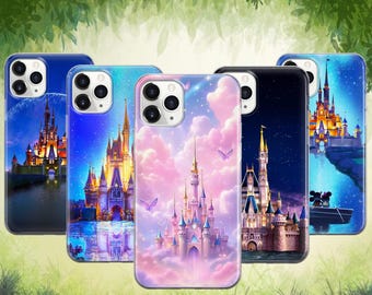 Disneyland Castle Phone Case Mickey For iPhone 17 ProMax 16 E 15 Pro 14 13 12 Pixel 10 ProXL 9A 8 7 6