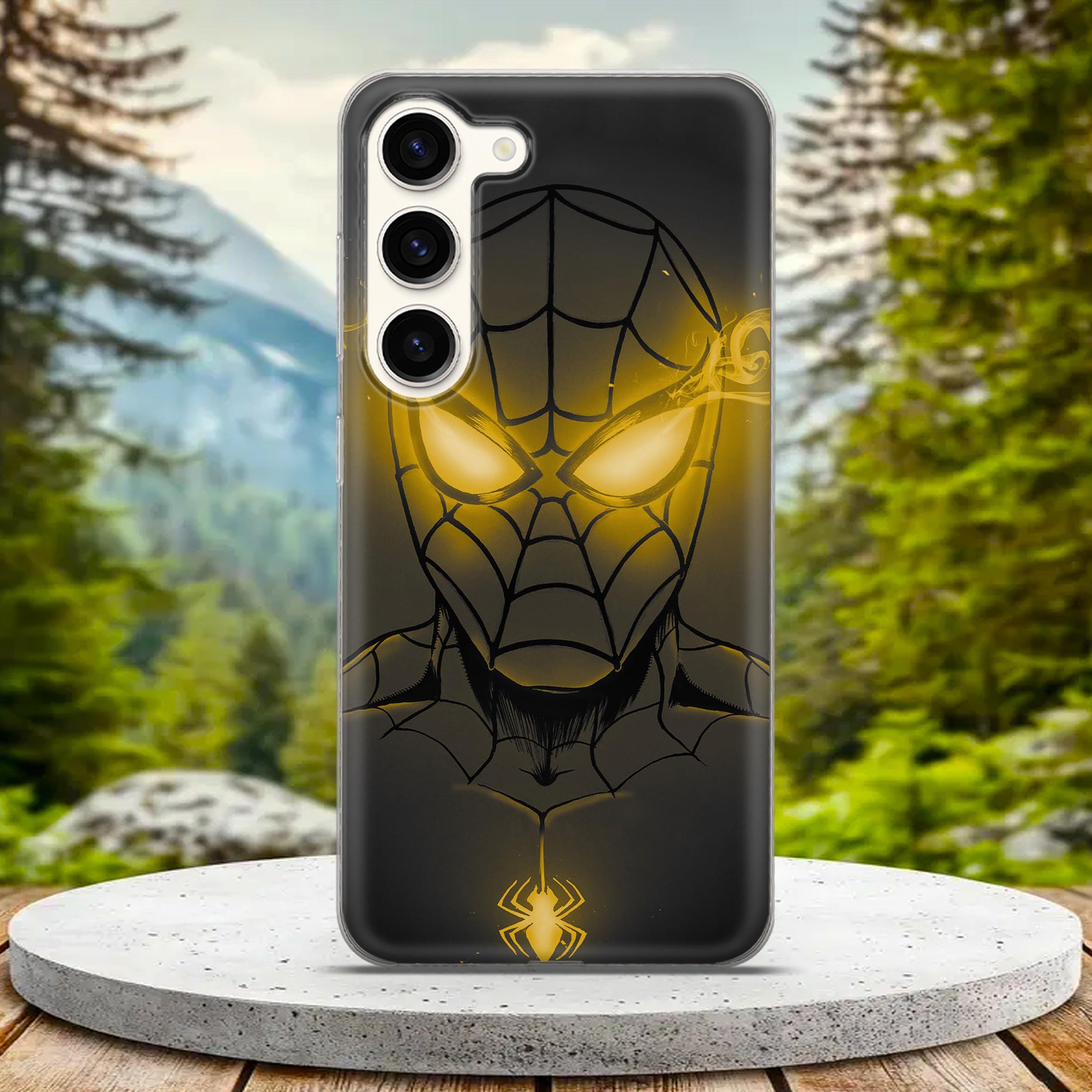 Spider Man Phone Case Spider Mask for Samsung Galaxy S26 Ultra S25 Edge ...