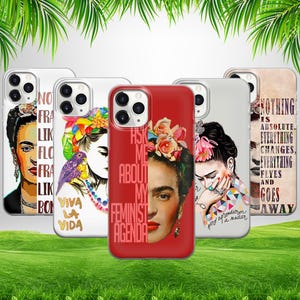 Frida Kahlo Handytasche Boho Life Case für iPhone 16 15 14 13 12 11 X Samsung S25 S24 S23 S22 S21 S20 Google Pixel 9 ProXL 8 Pro 7