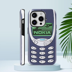 Funda clásica para Nokia 3310, estilo retro, resistente y de inspiración vintage para iPhone, Pixel y Samsung Galaxy S25, S24, S23 y S22 Ultra Plus FE.