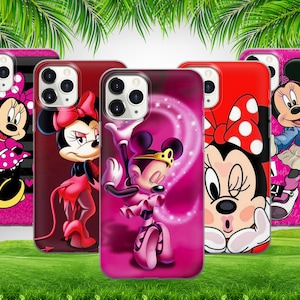 Girl Mouse Phone Case For iPhone 16 15 14 13 12 11 X Samsung S25 S24 S23 S22 S21 S20 GooglePixel 9 ProXL 8 Pro 7