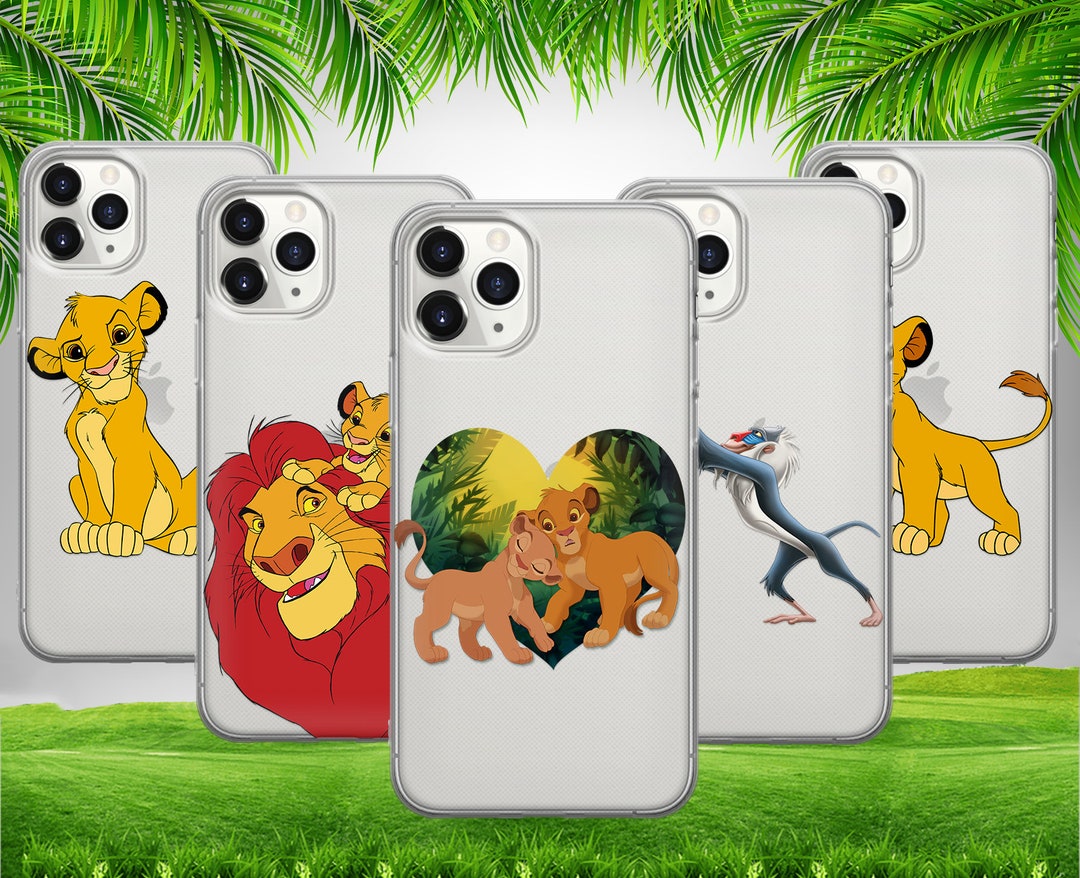 Cartoon Lion King Transparent Phone Case Cover For IPhone 15 14 13 12 cartoon-lion-king-transparent-phone-case-cover-for-iphone-15-14-13-12