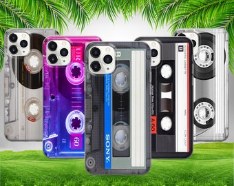 Rerto Audio Film Kassette Band Telefon Fall Abdeckung für iPhone 15 14 13 12 11 X Xs Samsung S24 S23 S22 S21 S20 GooglePixel Huawei Huawei Redmi