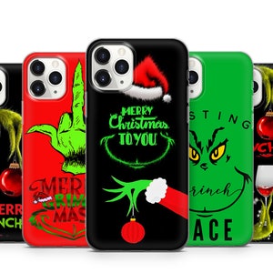 Middle Finger Drinks Christmas Phone Case For iPhone 16 15 14 13 12 11 X Samsung S25 S24 S23 S22 S21 S20 GooglePixel 9 ProXL 8 Pro 7