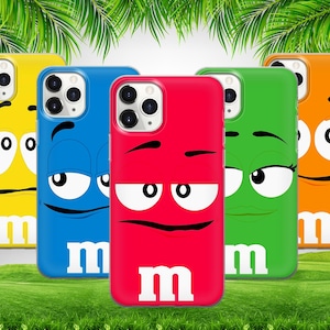 Candies M&M Phone Case Sweets for iPhone 17 Promax 16 E 15 Pro 14