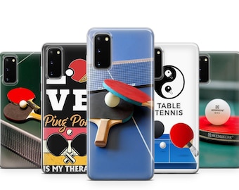 Table Tennis Phone Case Ping Pong For Samsung Galaxy S26 Ultra S25 Edge S24 Plus S23 FE S22 S21 A15 A16 A25 A26 A35 A37 A53 A55 A57