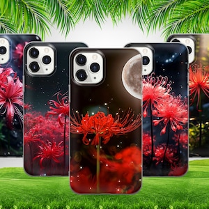 Red Spider Lily Phone Case: Lycoris Flower Design
