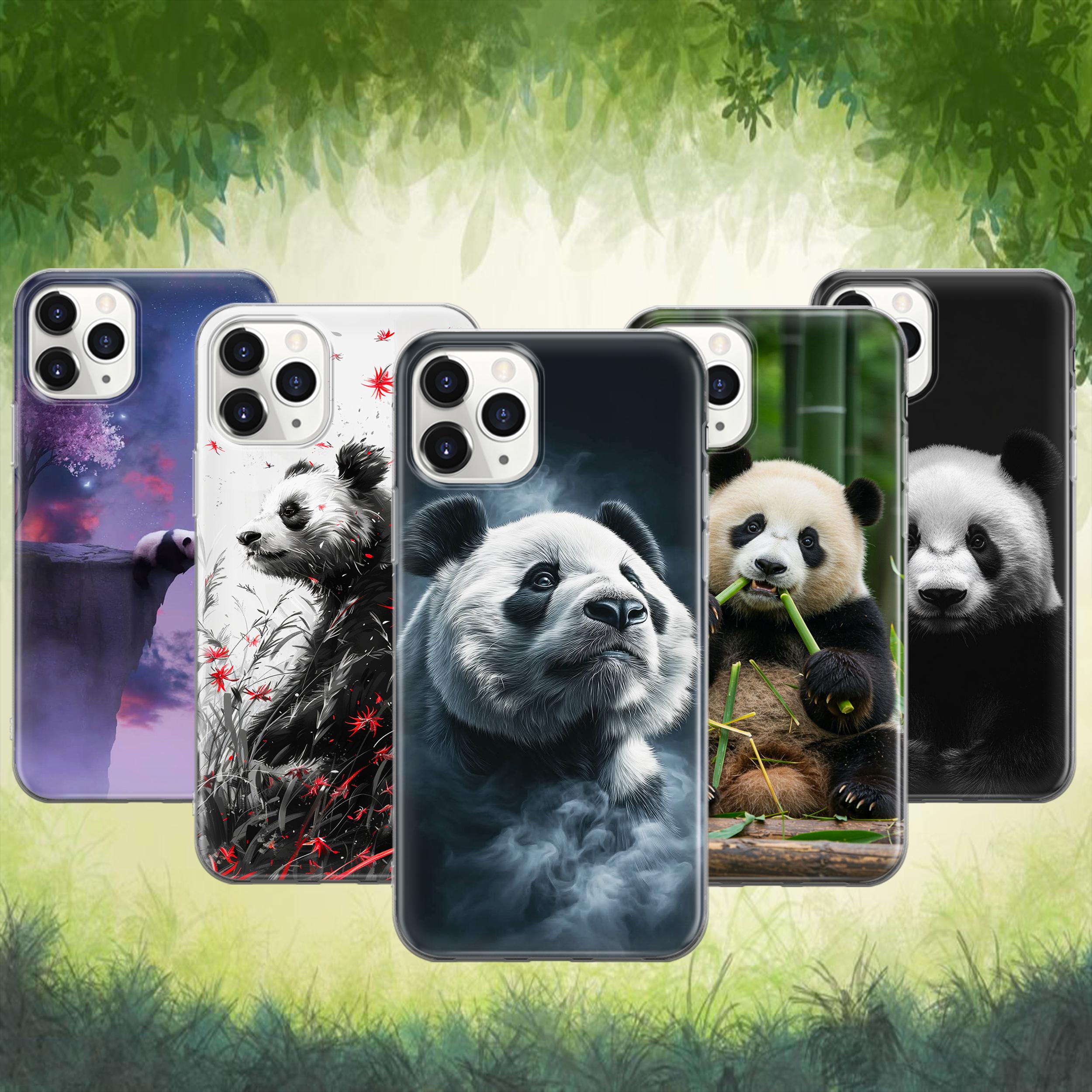 ★ felissimo YOU+MORE! / panda case Panda Phone Case Cute Bear Cover for iPhone 17 Promax 16 E 15 Pro