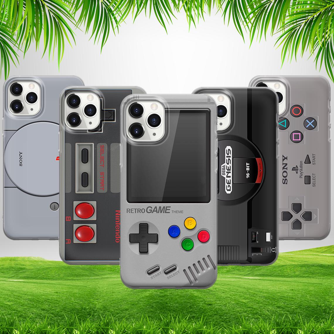 Vintage Retro Game Console Phone Case For iPhone 16 15 14 13 12 11 X Samsung S25 S24 S23 S22 S21 S20 GooglePixel 9 ProXL 8 Pro 7