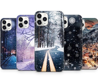 Winter telefoonhoes Frosty Mood voor iPhone 17 ProMax 16 E 15 Pro 14 13 12 Pixel 10 ProXL 9A 8 7 6