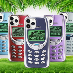 Vintage Retro Oude Nokia 3310 Telefoon Case Voor iPhone 16 15 14 13 12 11 X Samsung S25 S24 S23 S22 S21 S20 GooglePixel 9 ProXL 8 Pro 7