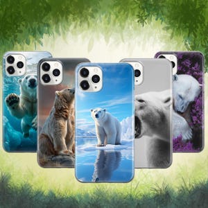 Polar Bear Phone Case - Etsy