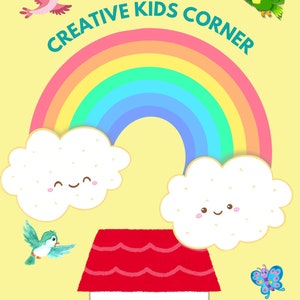 Easy Color  Book Educational  Digital Pages Downloadable Activity Book for Kids Learn to Color  Write and Read Book