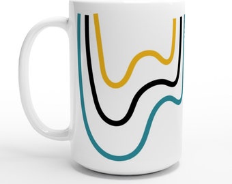 Retrographic  White 15oz Ceramic Mug