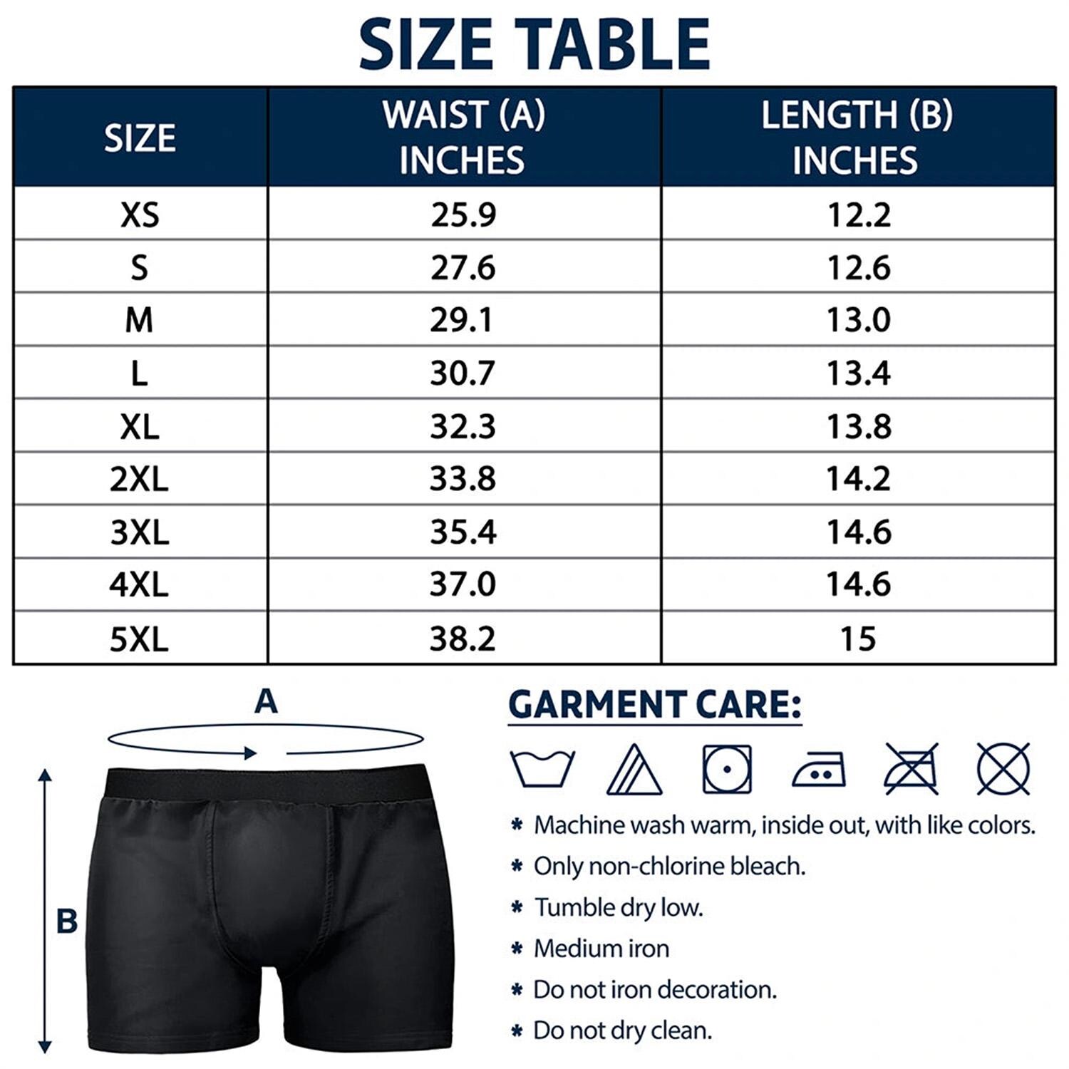 Custom Photo Santa&#39;s Got A Huge Package For You - Personalized Men&#39;s Boxer Briefs - Love for my husband