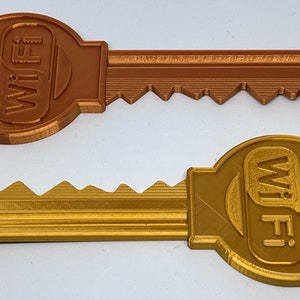 Clé WiFi - Scannez avec votre smartphone / WiFi Key pour Android (iOS avec application). Gadget d'étiquette RFID NFC imprimé en 3D