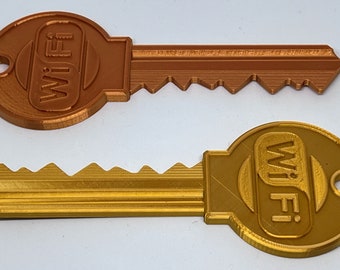 WLAN Key - Scan with your smartphone / WiFi Key for Android (iOS with app). 3D printed NFC RFID tag gadget