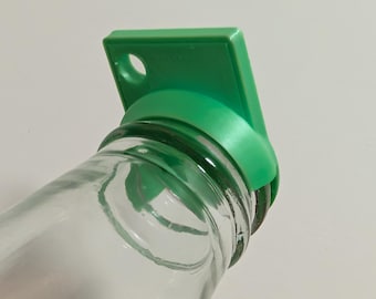 Plastic bottle cap, wasp protection for 0.5 l and 0.33 l beverage bottles, customizable, barbecue gift