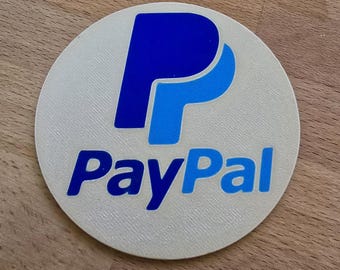 Coasters with NFC chip for your own link (e.g., Paypal.me).