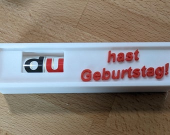 Personalized gift box for Duplo bars (You... are beautiful, it's your birthday etc.) + free Duplo, perfect for holidays