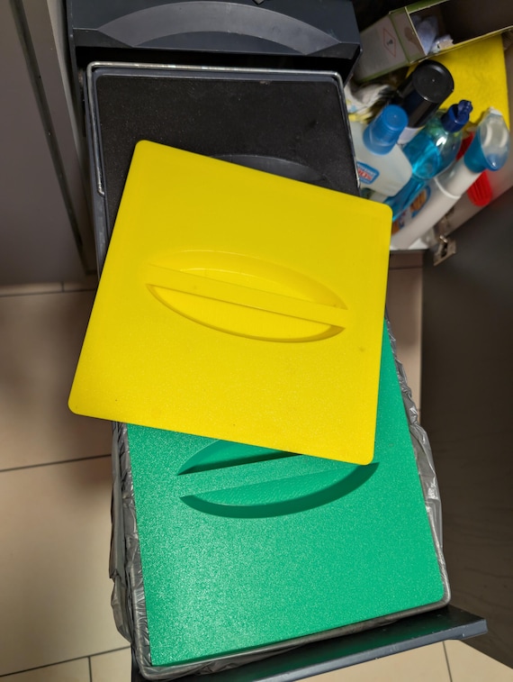 Deckel für Mülleimer System Hailo Terzett / Tandem - 15 Liter - Bio Papier Kunststoff Abfall - Deckel in Wunschfarbe