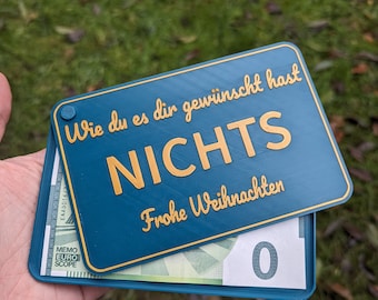 Gift idea: Gift box "Nothing" for - Gift Idea "Nothing" - Birthday, Geburtstag, Weihnachtsachten