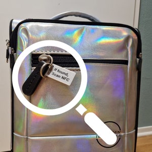 Digitaal bagagelabel voor bagage - NFC Embedded