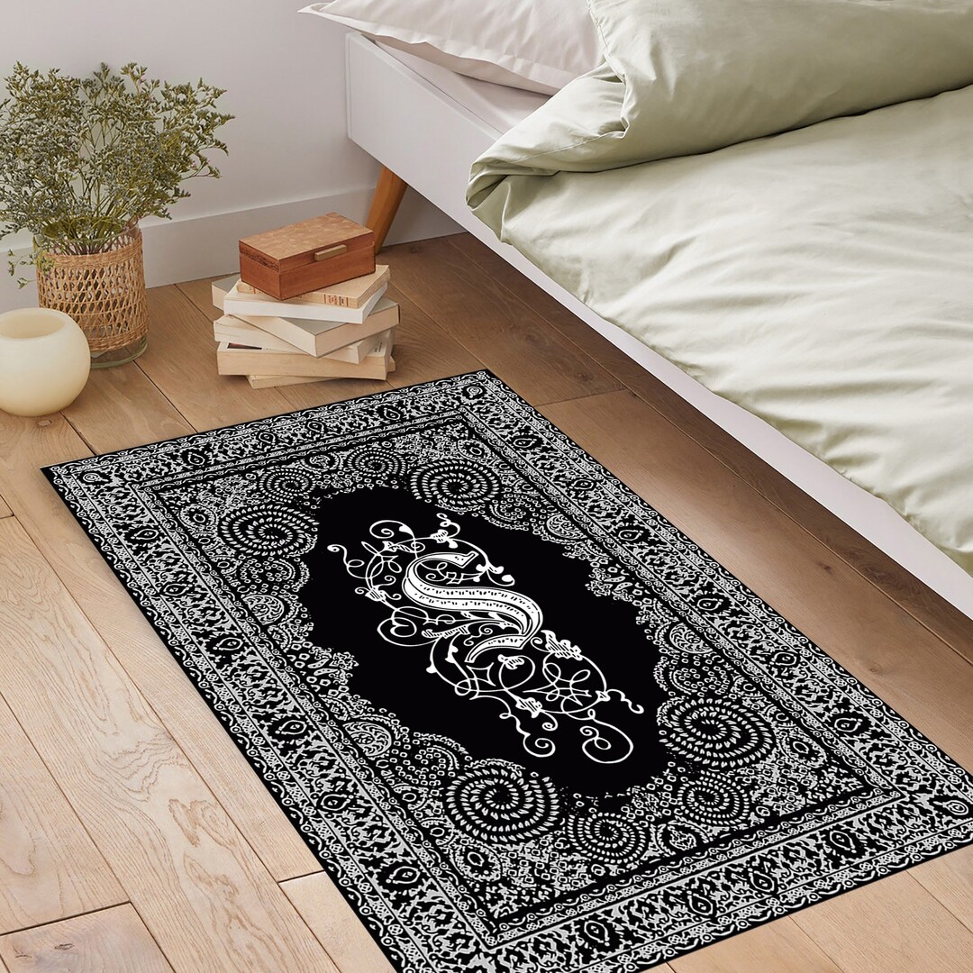 Customizable Rug With Name Signature Rug Logo Printed Rug Etsy