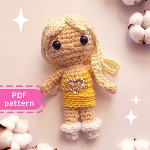 PDF pattern Sabrina Carpenter amigurumi doll crochet gift