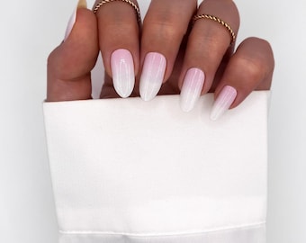 Folhas para unhas, adesivos para unhas, adesivos de unhas estilo baby boomer