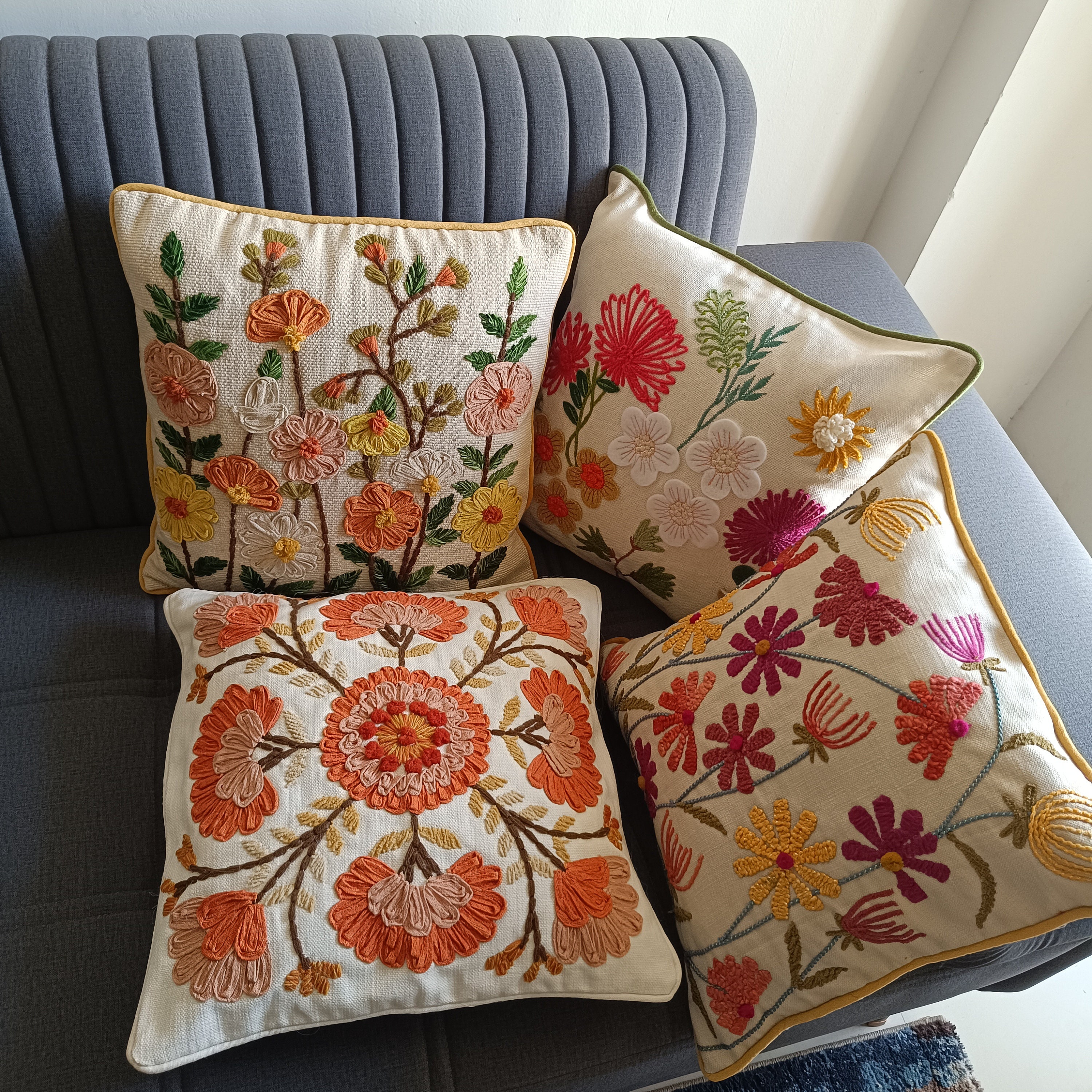 Set of 4 Pillow Etsy