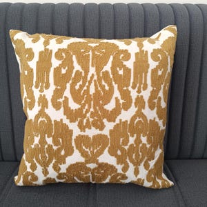 Embroidered Floral Cushion Cover: Handcrafted Cotton Pillow, 16&quot;x16&quot;