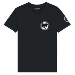 Misanthropic Antifa-Premium Unisex V-Neck T-Shirt